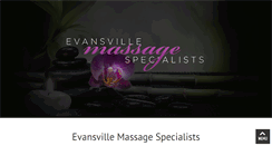 Desktop Screenshot of evansvillemassagespecialist.com